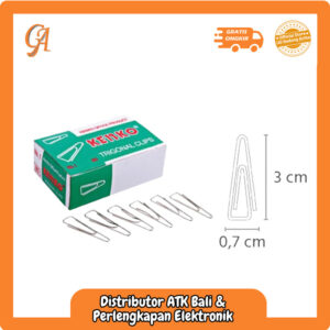 Jual Trigonal Klip Kecil No. 1 Merk Kenko / Penjepit Kertas