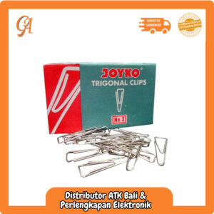Jual Trigonal Klip Sedangl No. 3 Merk Kenko / Penjepit Kertas