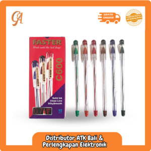 Jual Pulpen Hitam C-600 Merk Faster