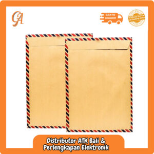 Jual Amplop Coklat Dokumen Tanpa Tali  Airmail 310 Ukuran Folio
